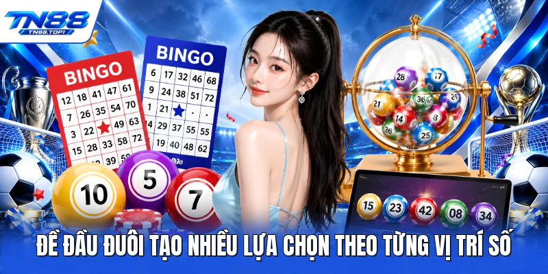 Đề đầu đuôi tạo nhiều lựa chọn theo từng vị trí số Đề đầu đuôi tạo nhiều lựa chọn theo từng vị trí số