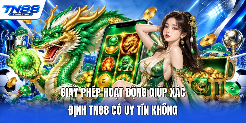 Giấy phép hoạt động giúp xác định TN88 có uy tín không