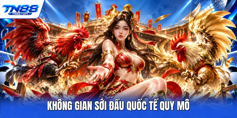 Không gian sới đấu quốc tế quy mô